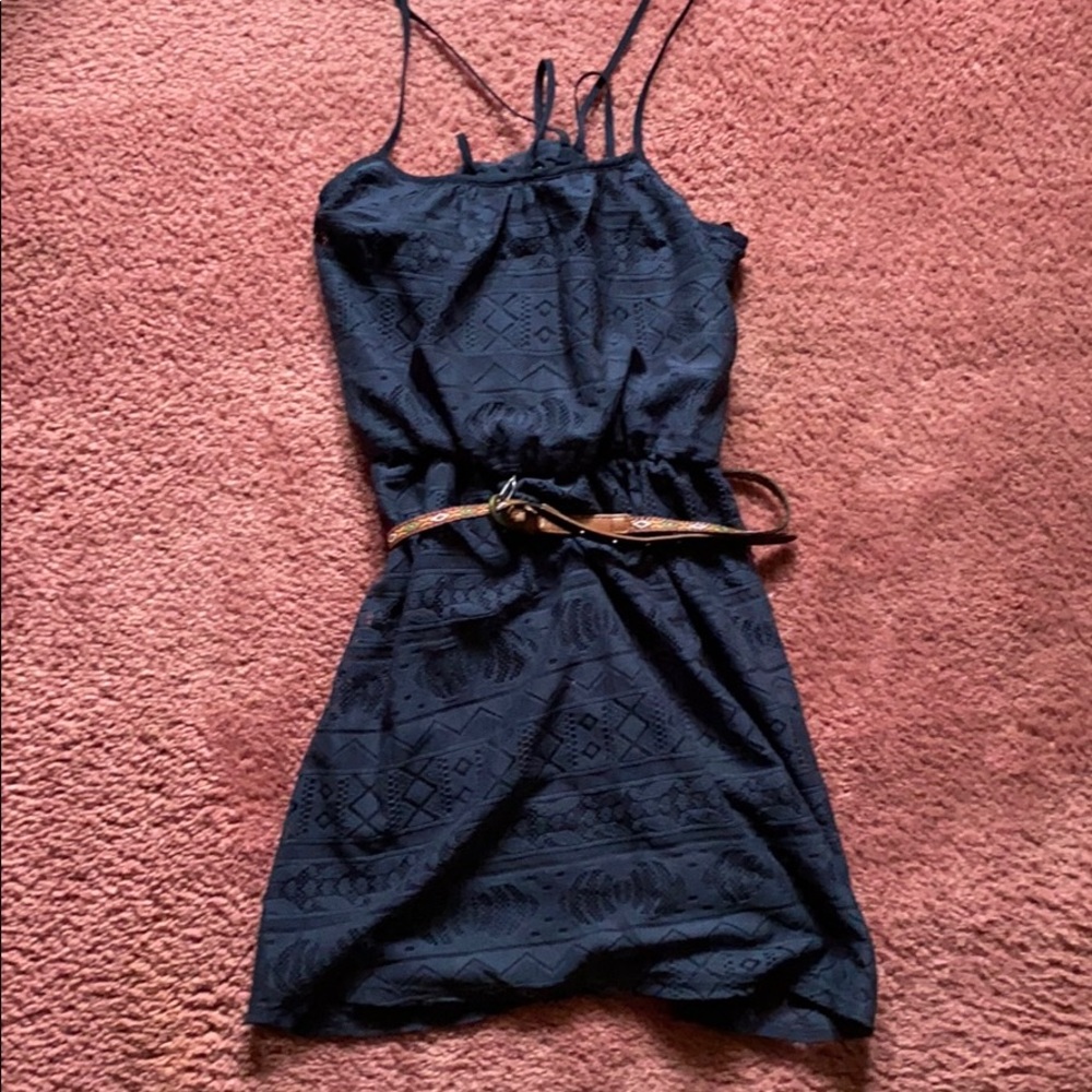 Dress with belt